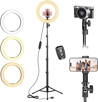 Ring light – with tripod stand & phone holder