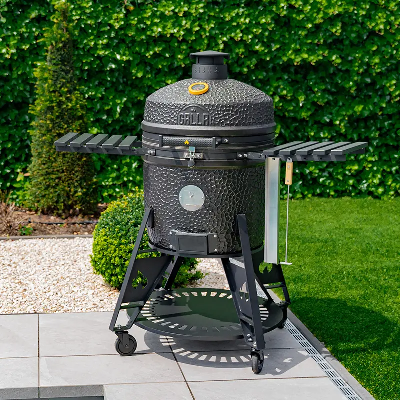 Grllr ember pro 23 kamado keramisk kolgrill, mattsvart