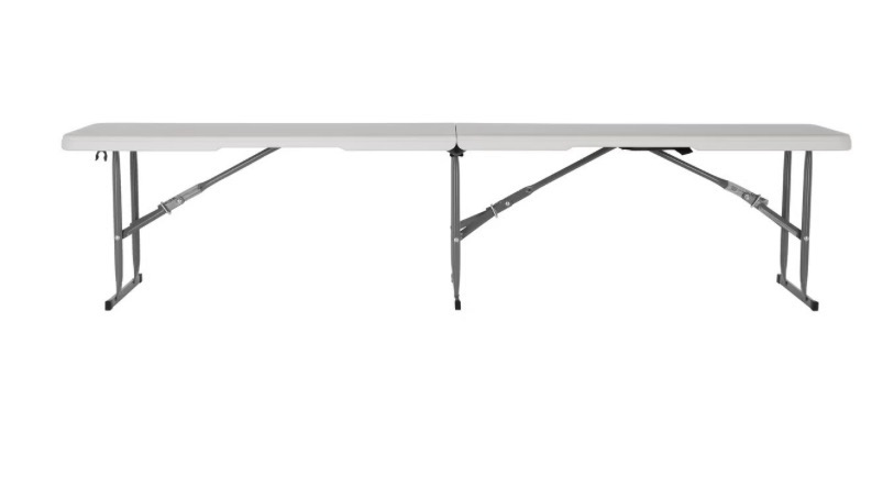 2 st hopfällbara bänkar 183 cm