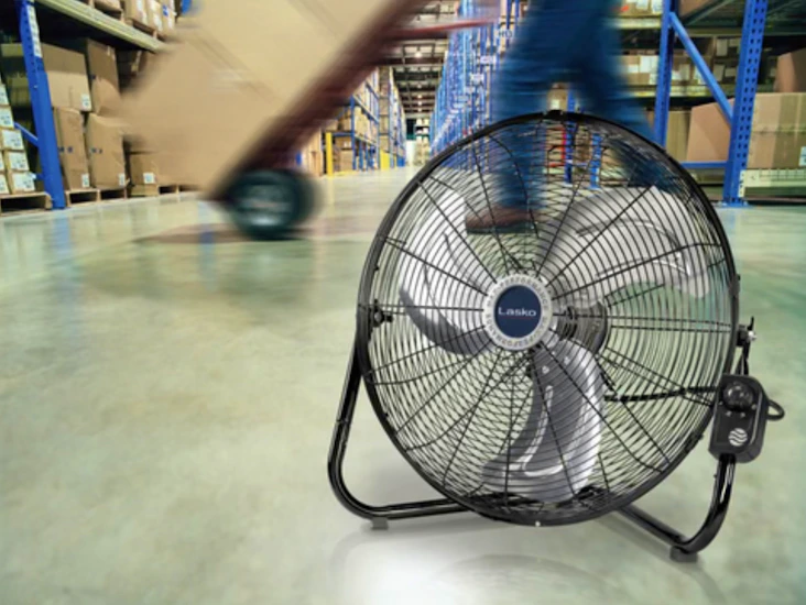 20” high velocity floor fan