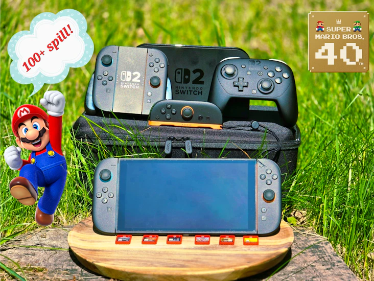 Nintendo switch 2 - over 100 spill med ekstra utstyr! ✨️