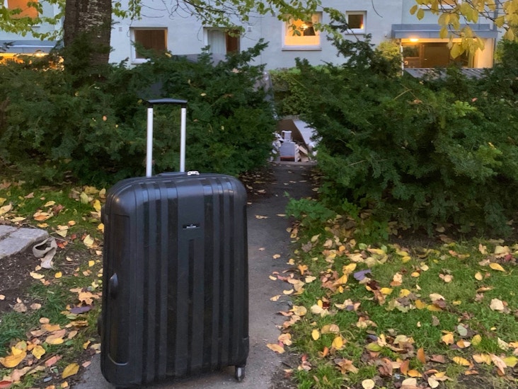 Stor (119 liter) koffert, 4 hjul - 75x53x30