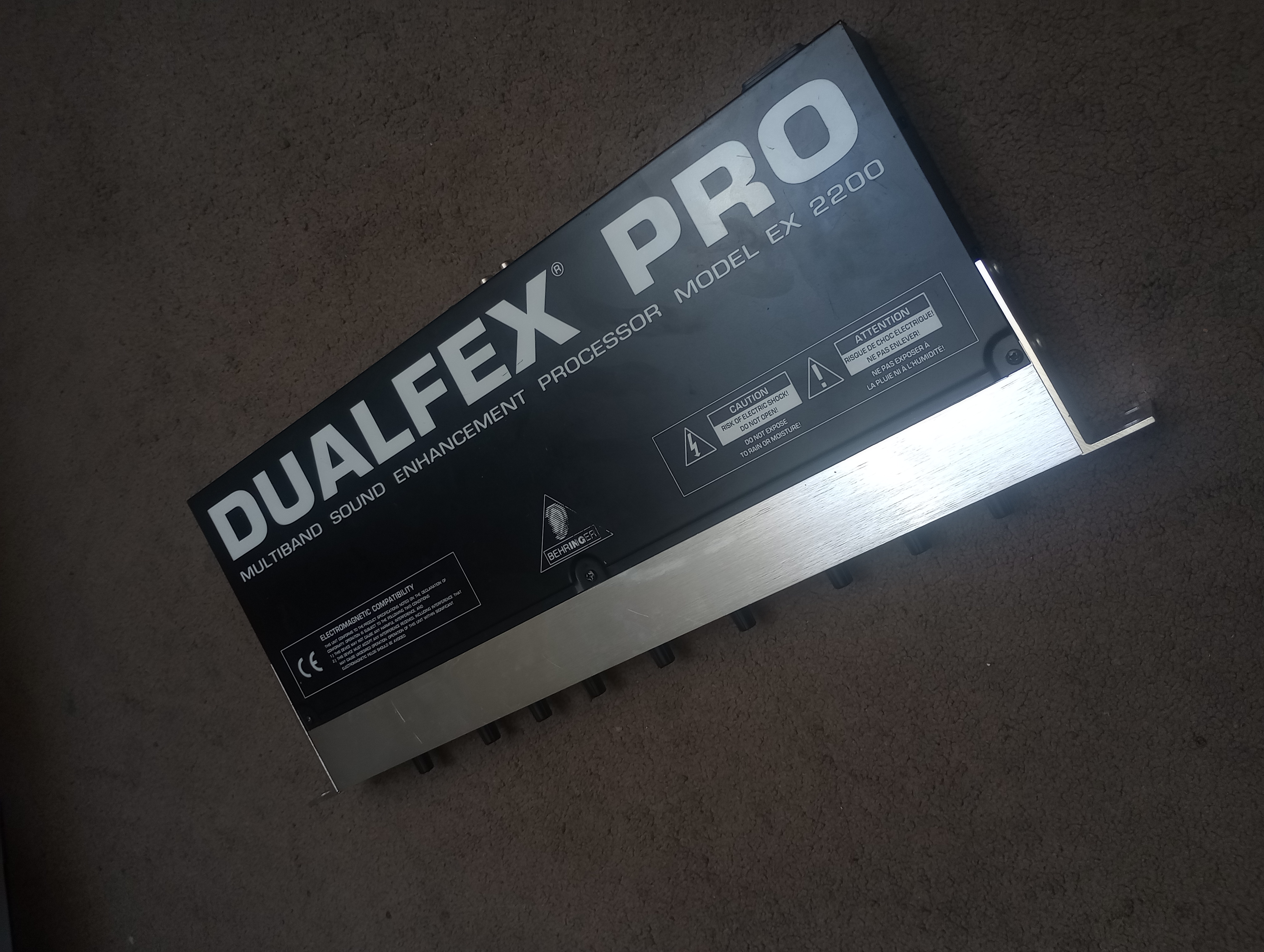 Behringer dualfex pro ex2200 multiband sound enhancement processor 