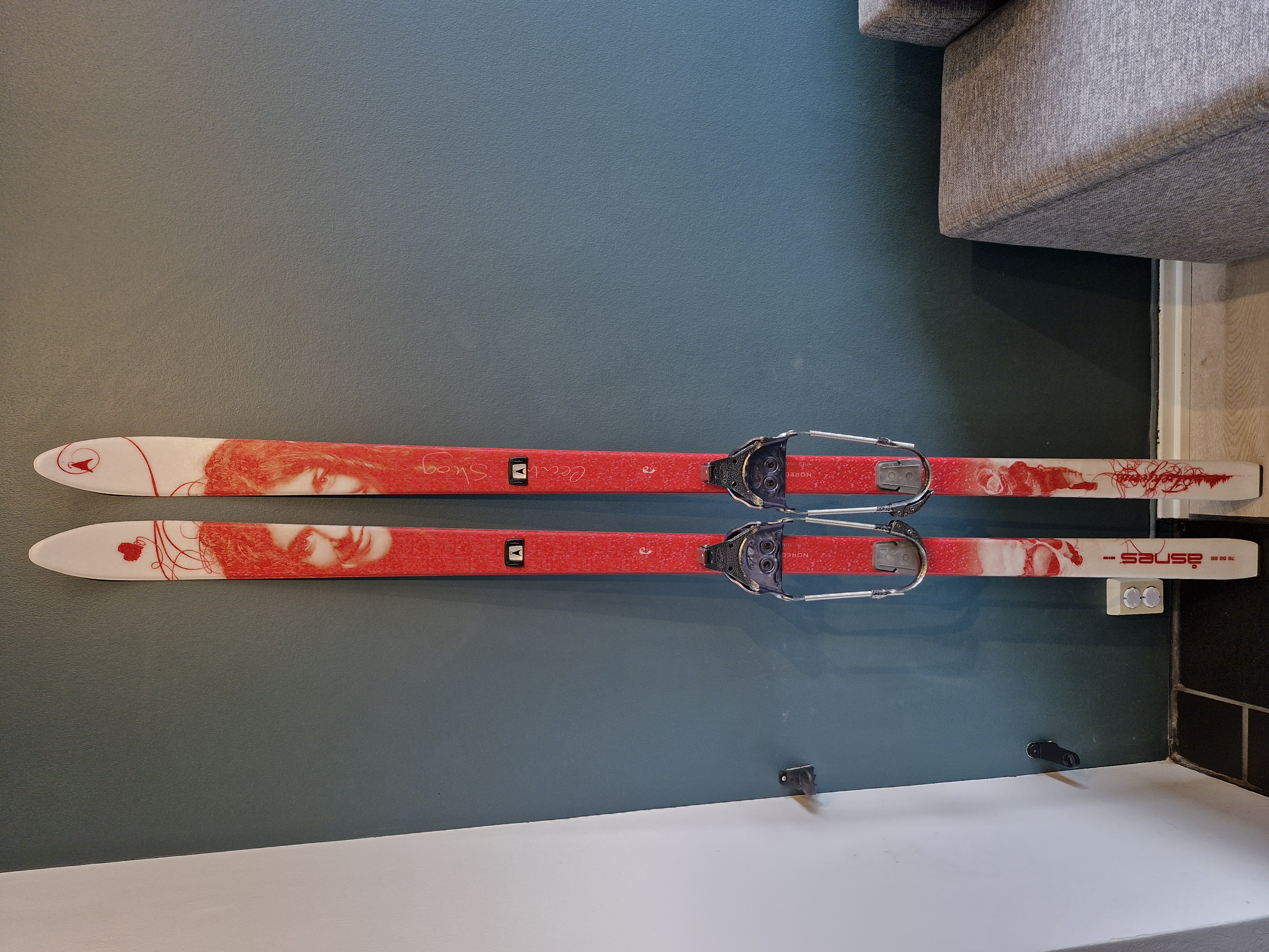Fjellskipakke str 37-38, 180cm