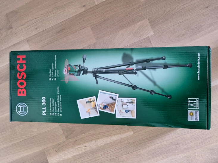 Linjalaser bosch pll 360 + jalusta