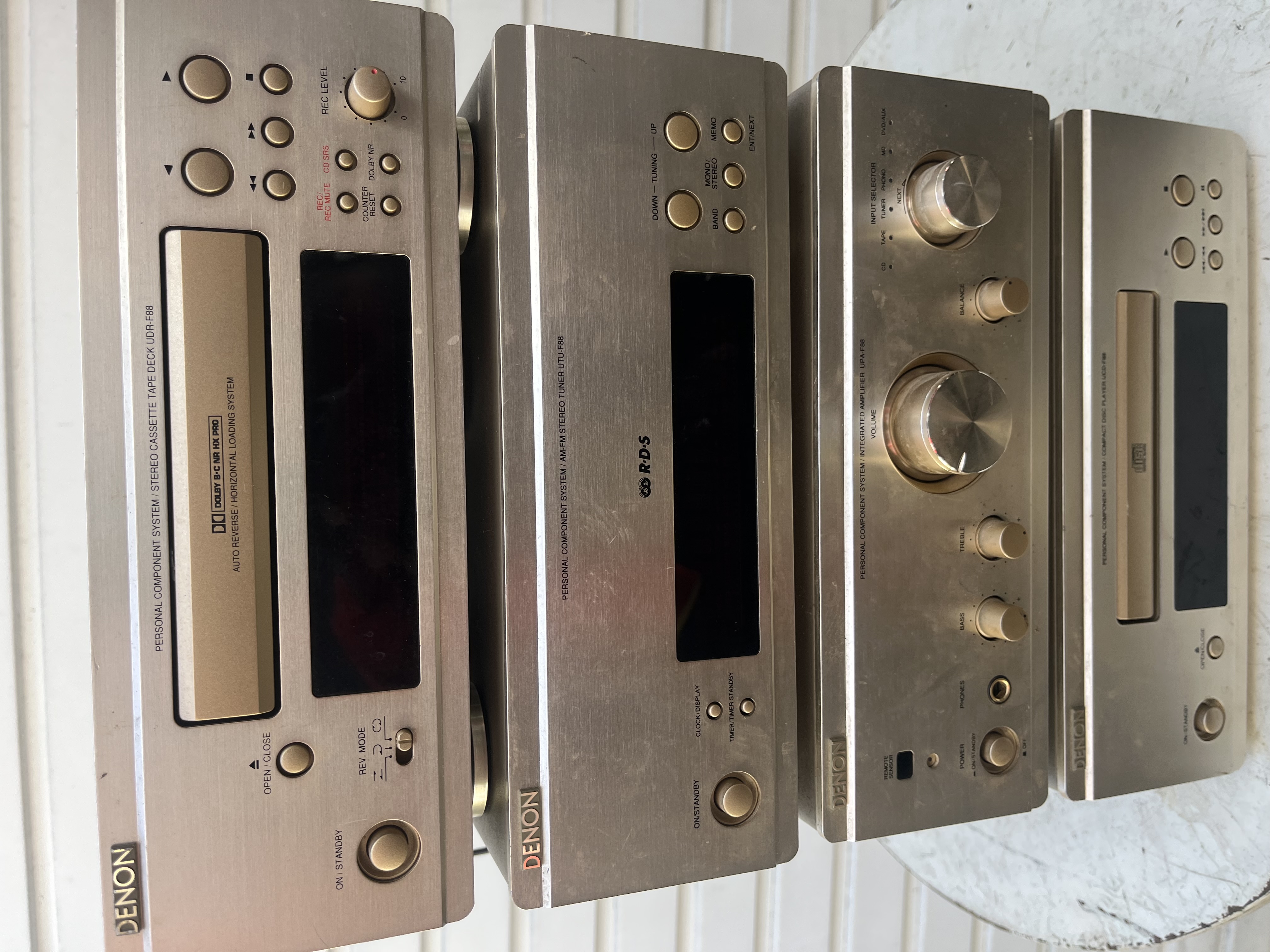 🎵 denon f88 hi-fi separate system cd tape tuner amp 