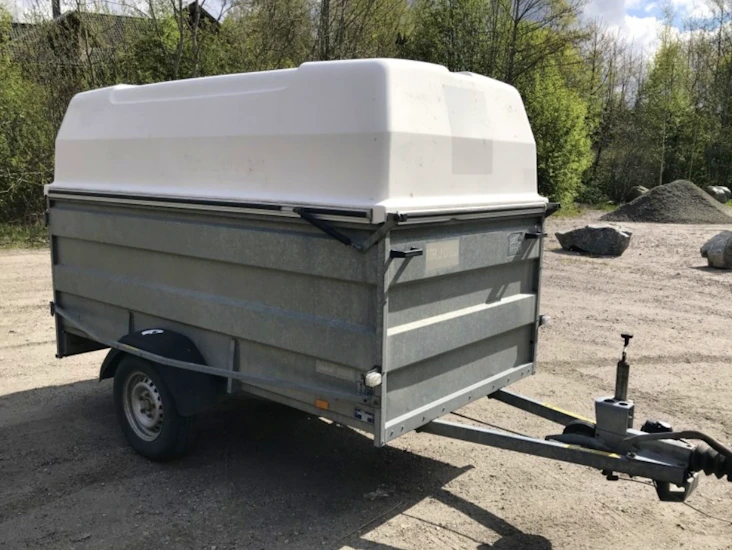 Kåpsläp 4,5 m3 lv1000