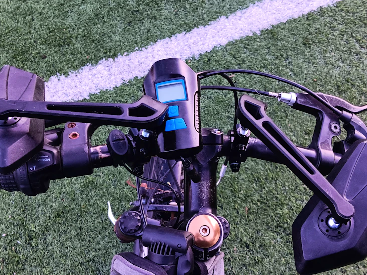 Dark blue mtb aluminum