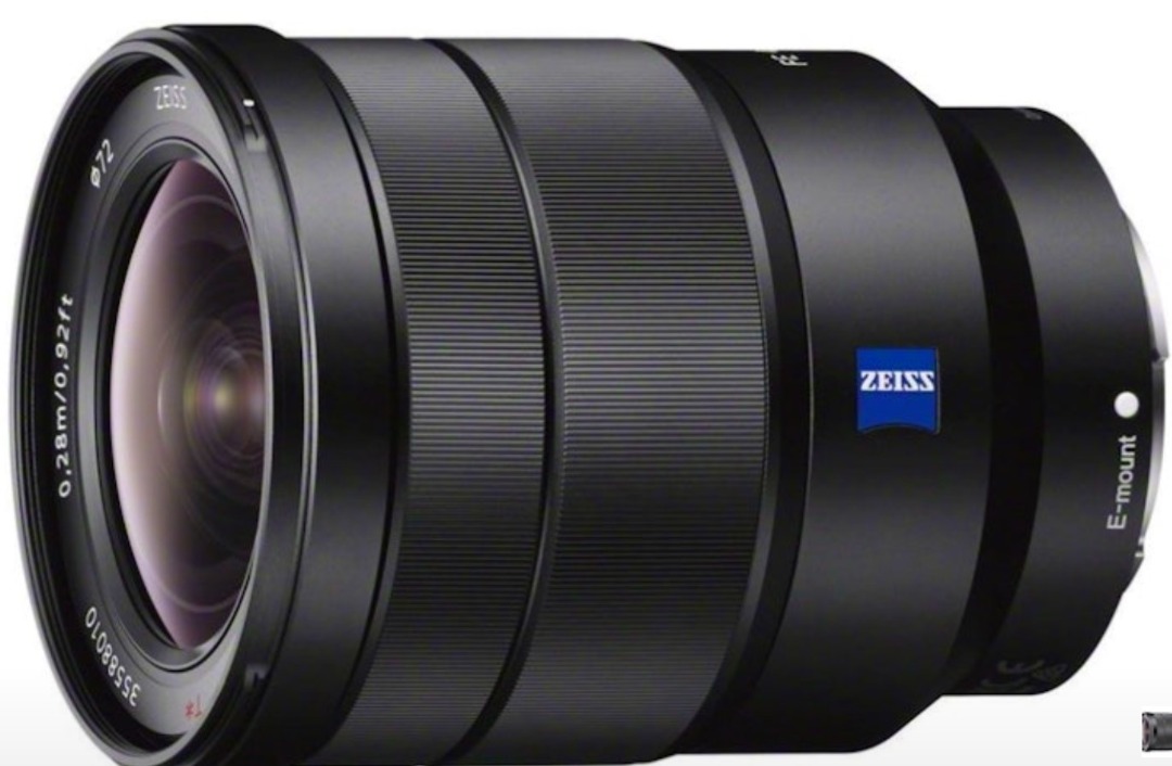 Objektiv sony 16-35mm f4 med stabilizer sony ef