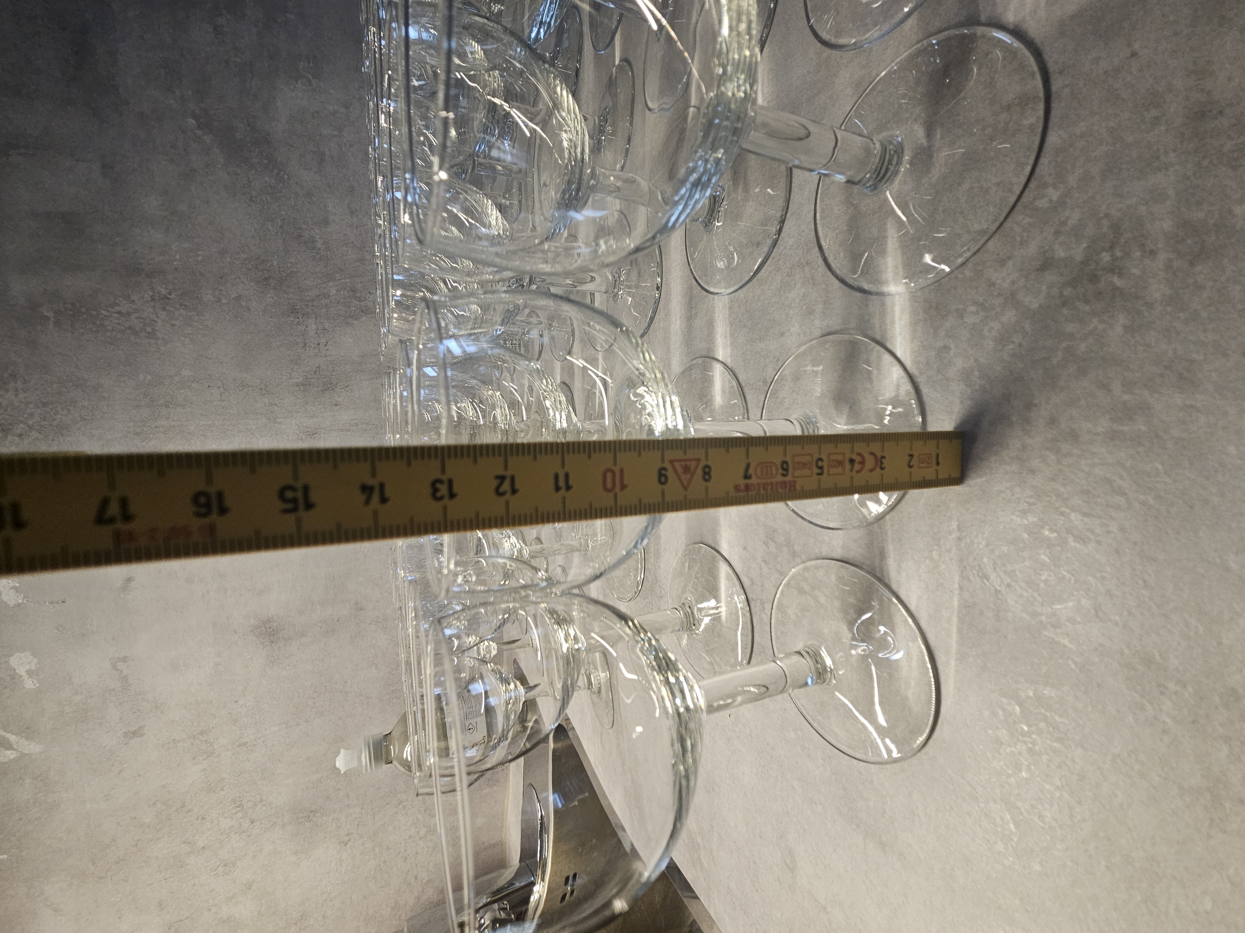 40 vinglas låg fot i glas