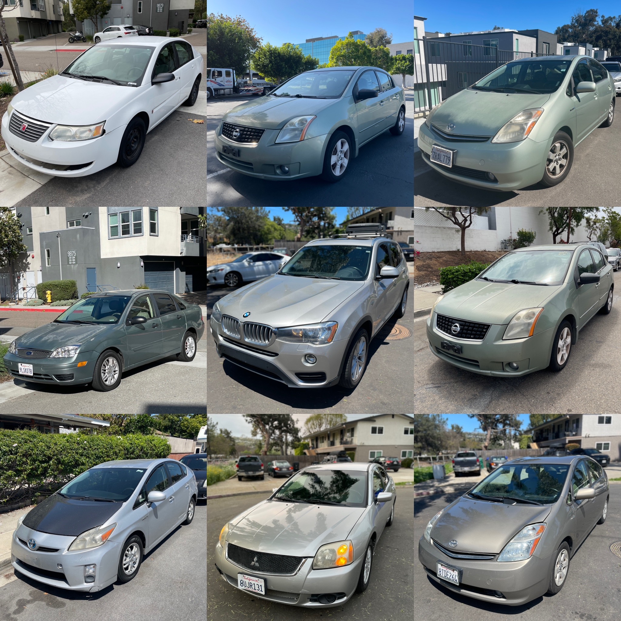 Cars 4rent san diego area only