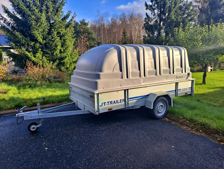 Vuokrakärry jt-trailer 330x150x35 cm