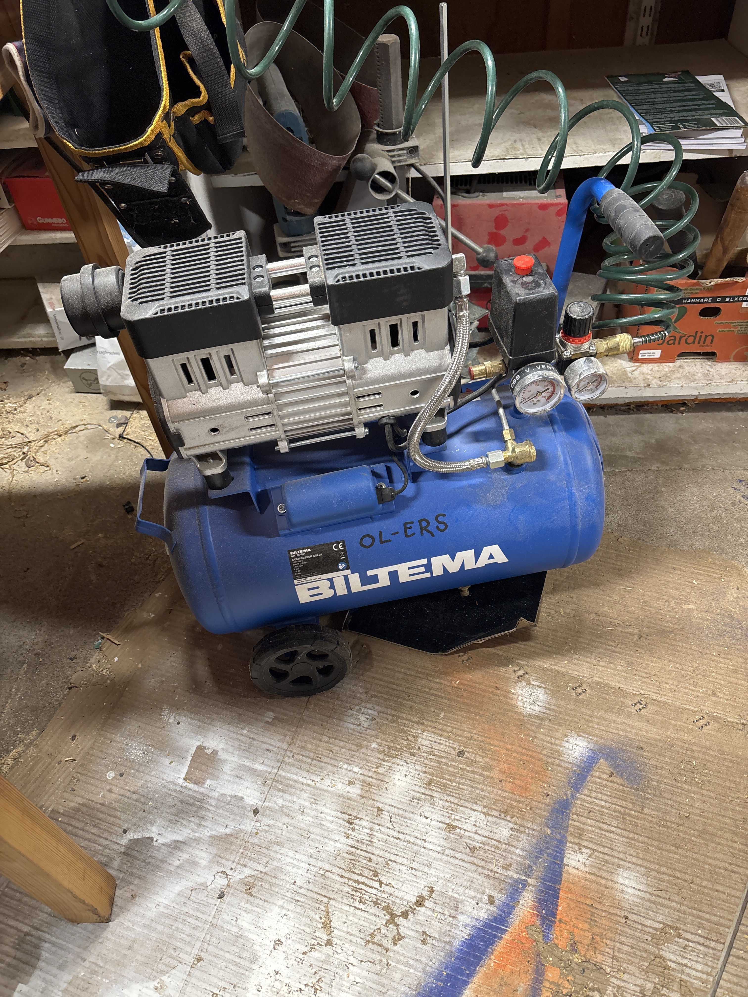 Kompressor - liten och smidig på hjul 