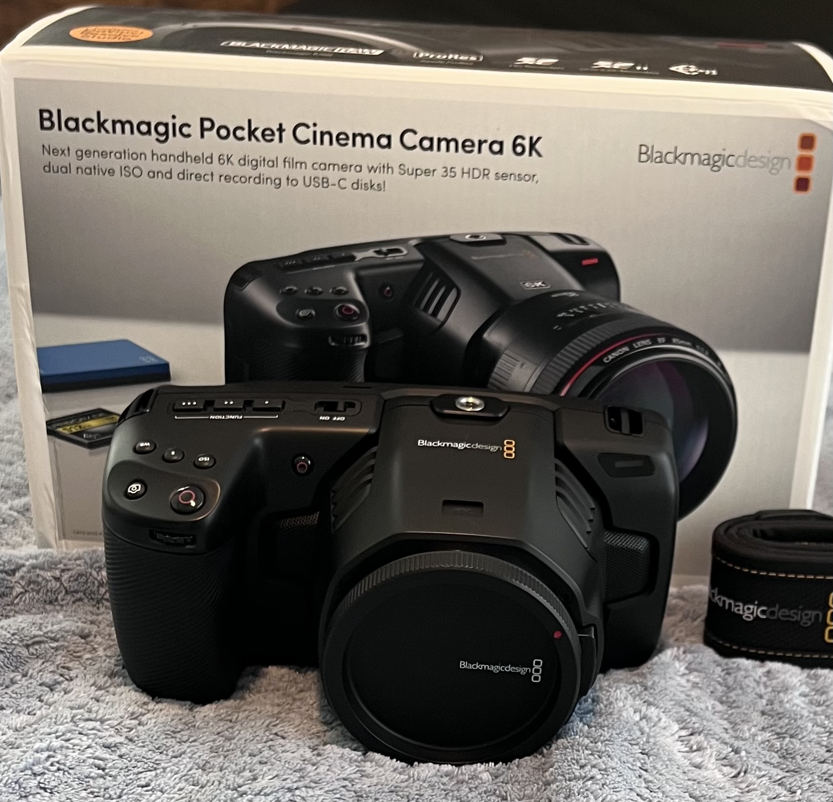 Blackmagic pocket cinema 6k camera