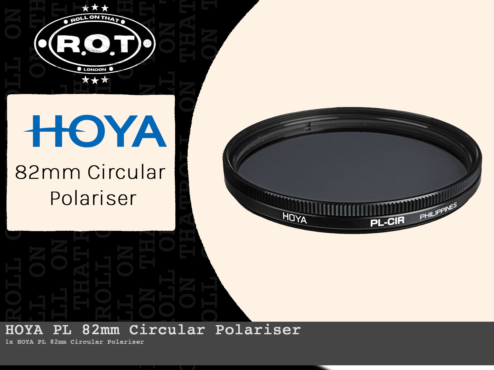 Hoya pl 82mm circular polariser