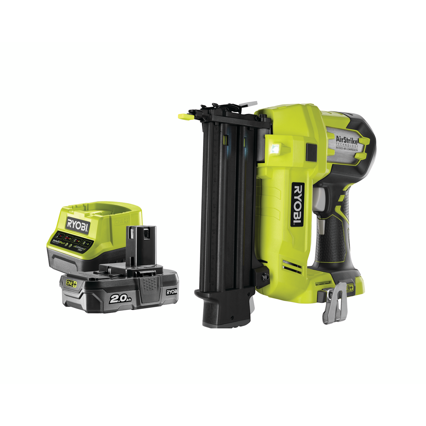 Ryobi dykkertpistol med batteri og lader