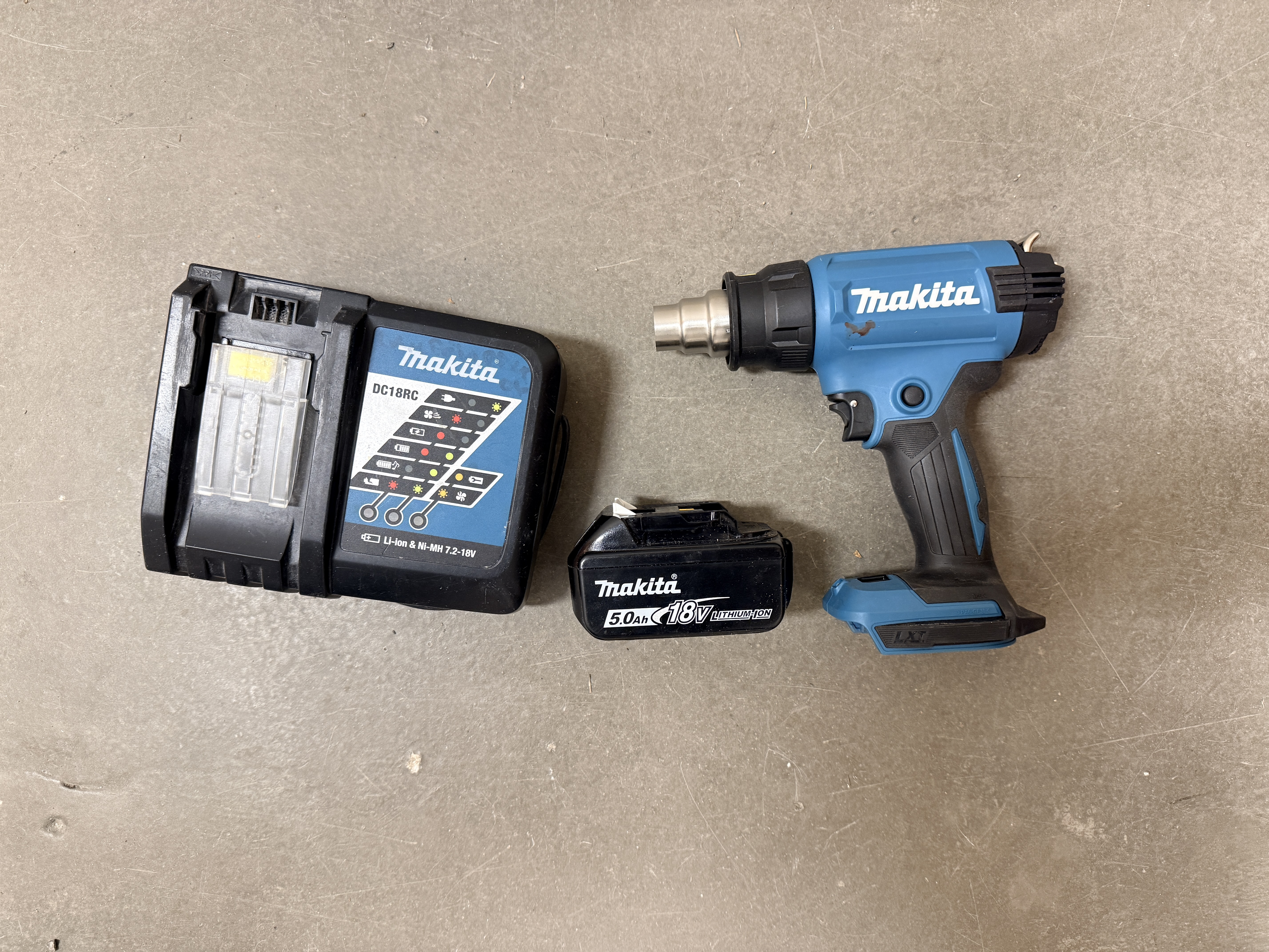 Kuumailmapuhallin makita dhg181