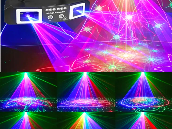 2st partyljus till fest,bröllop mm. discolampa/laserljus