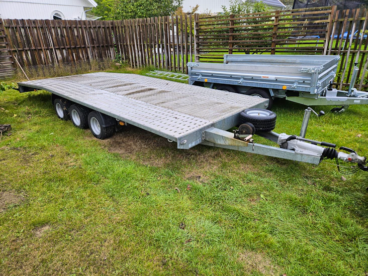 Släpvagn för fordon 2750 kg lastvikt