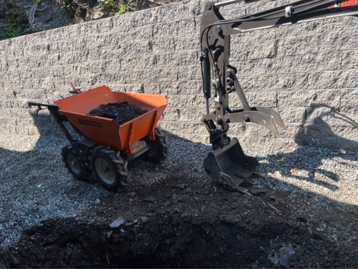 Dumper/motorisert trillebåre