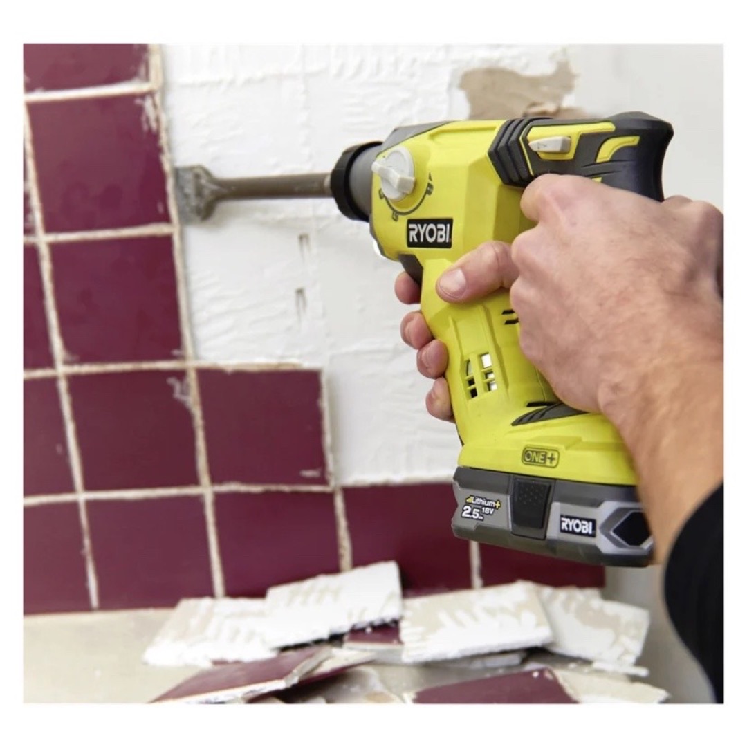 Effektiv batteridriven borrhammare 