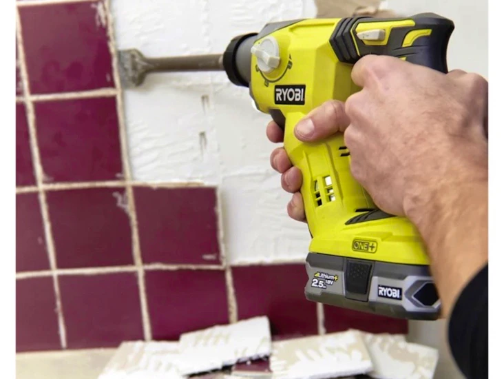 Effektiv batteridriven borrhammare