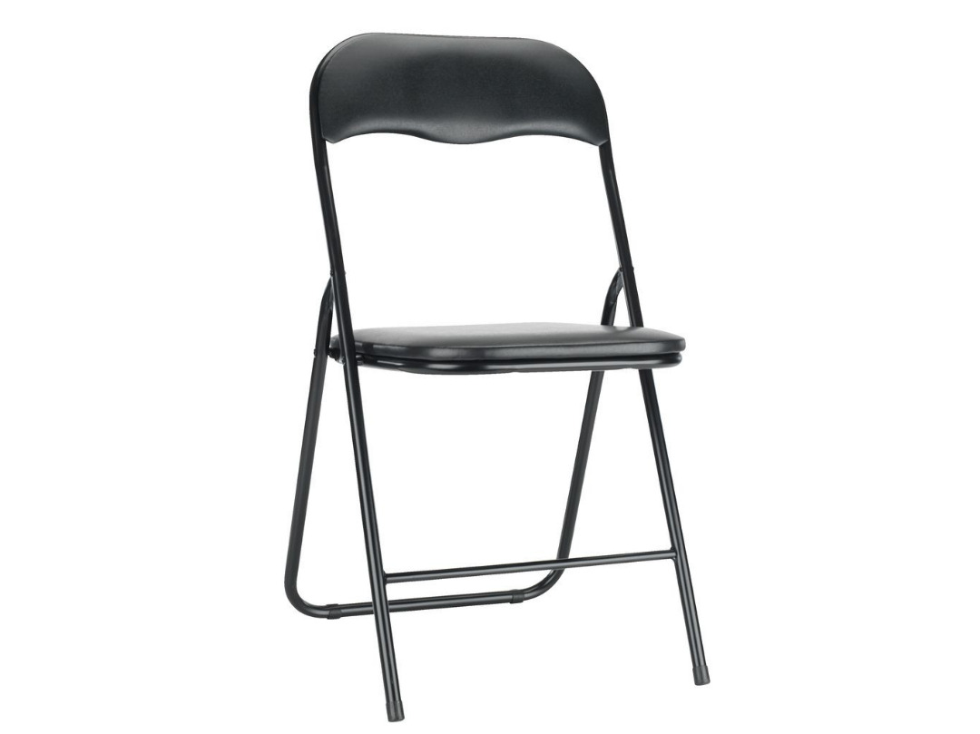 10 st svarta klappstolar från jysk