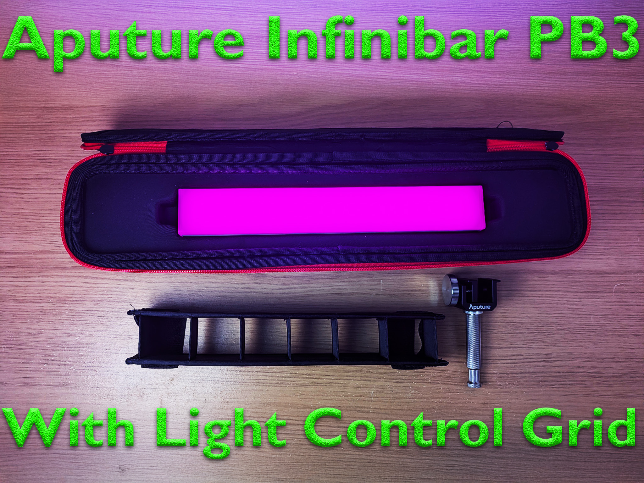 Aputure infinibar pb3 + light control grid!!