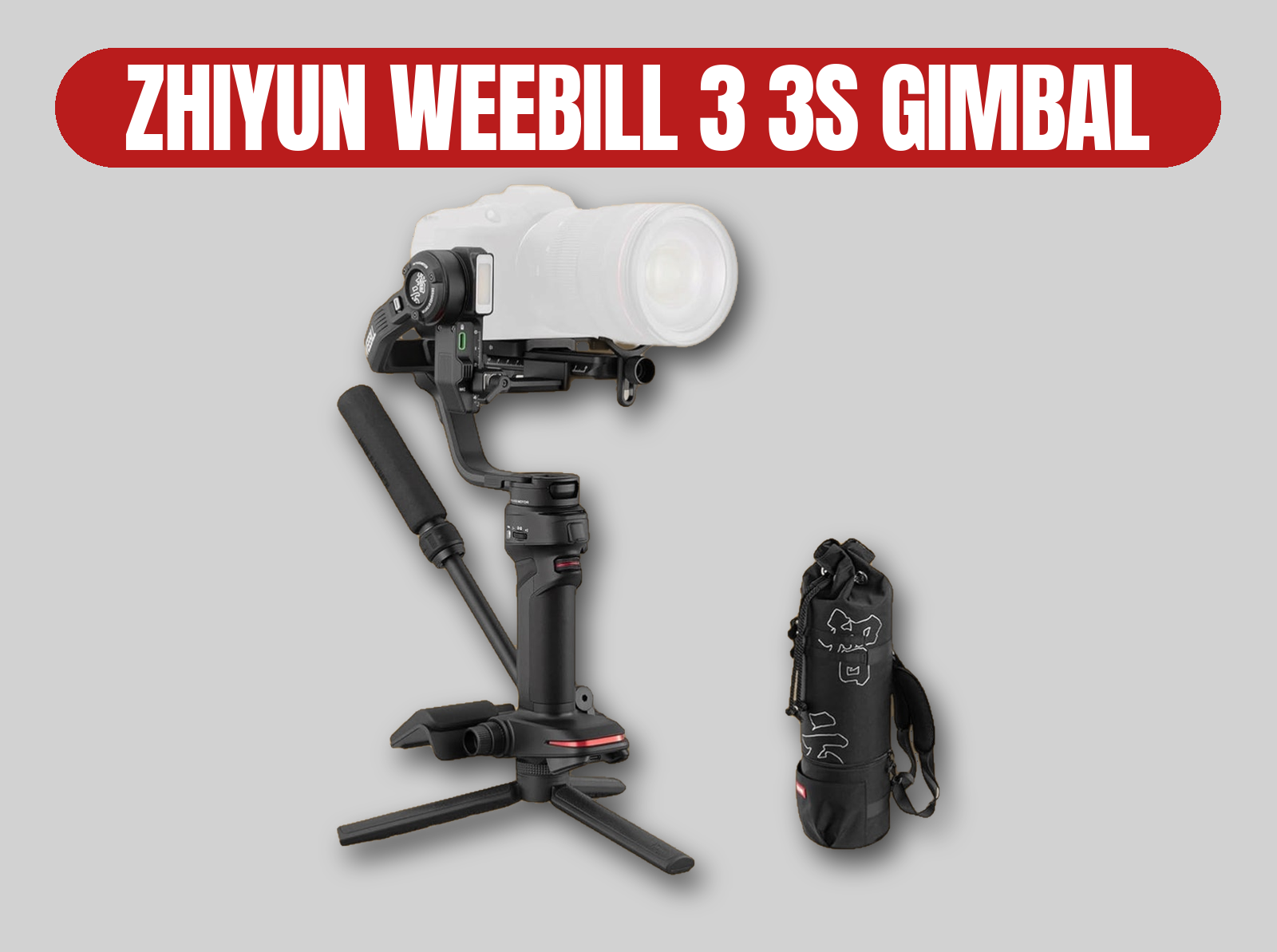 Zhiyun weebill 3 (3s) gimbal stabilizer | dji rs 3 / rs 4 / camera stabilizer