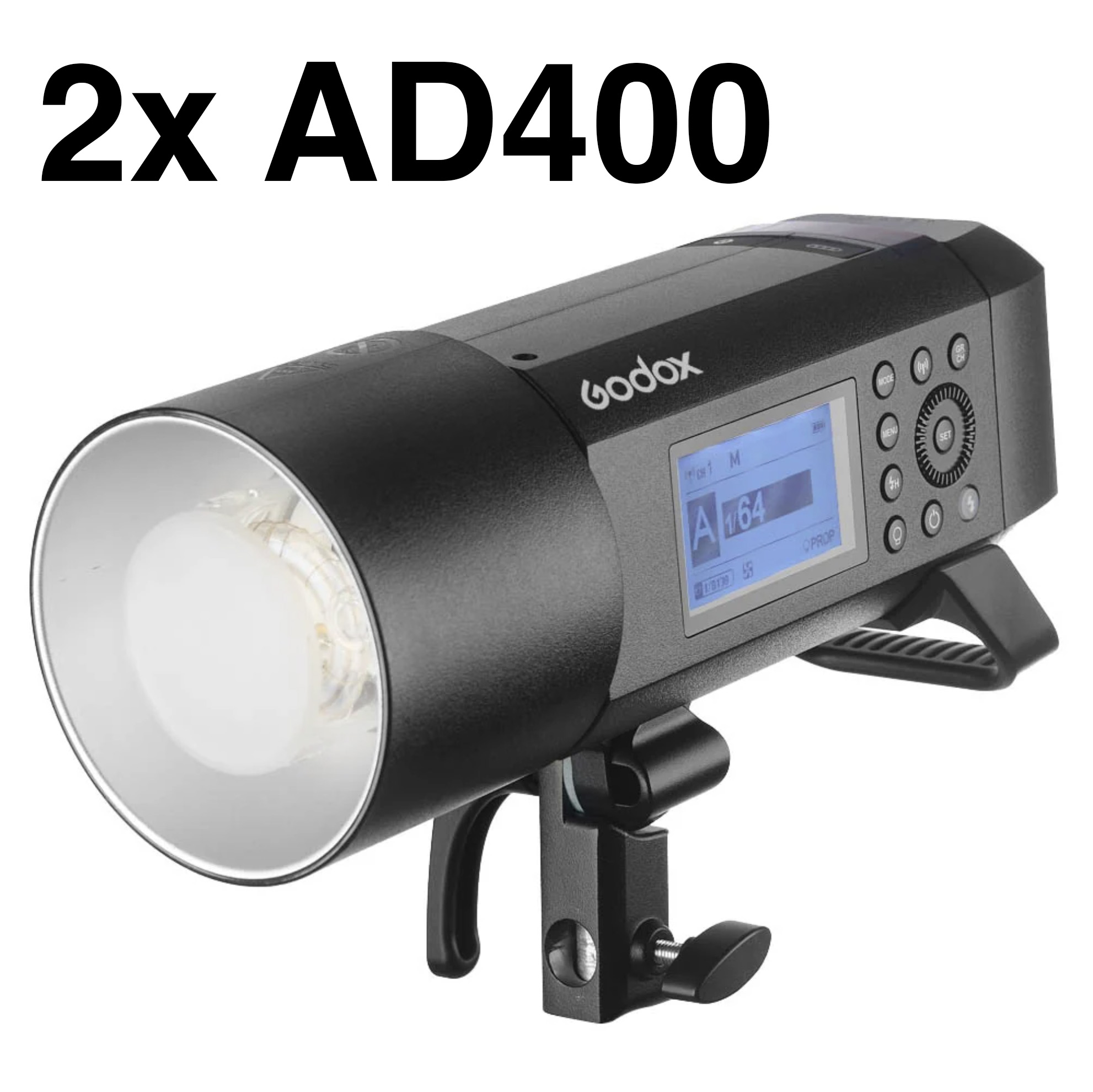 Godox ad400 - 2 head kit - sony transmitter