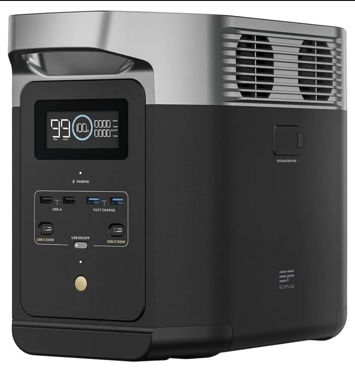 Eco flow delta 2///batteridrivet elverk