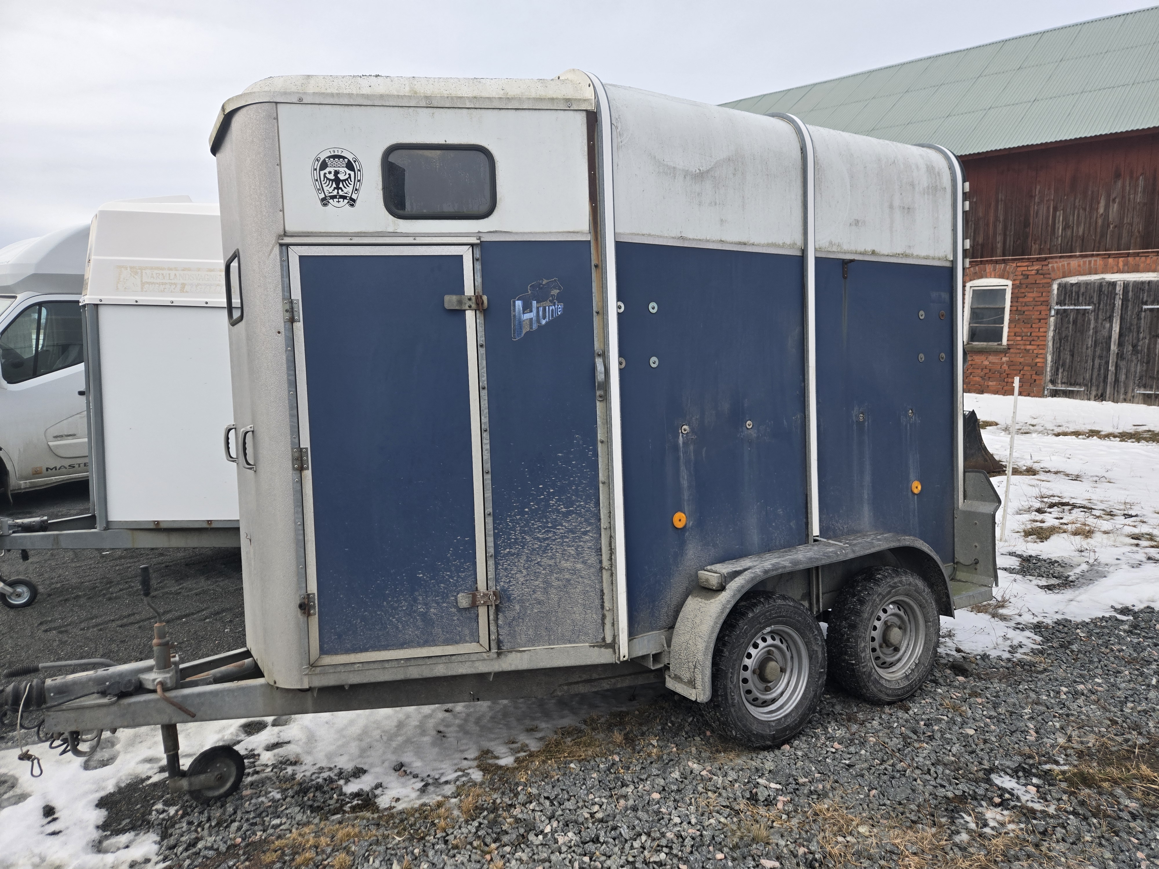 Hästtransport med fronturlastning