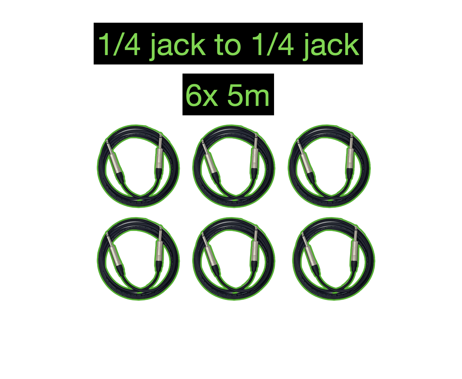 6x jack to jack 5m