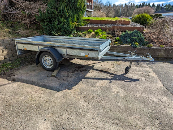 Släpkärra obromsad