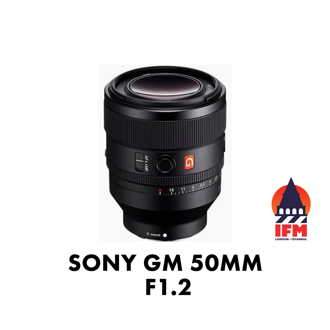 Sony 50 mm f1.2 gm e mount lens