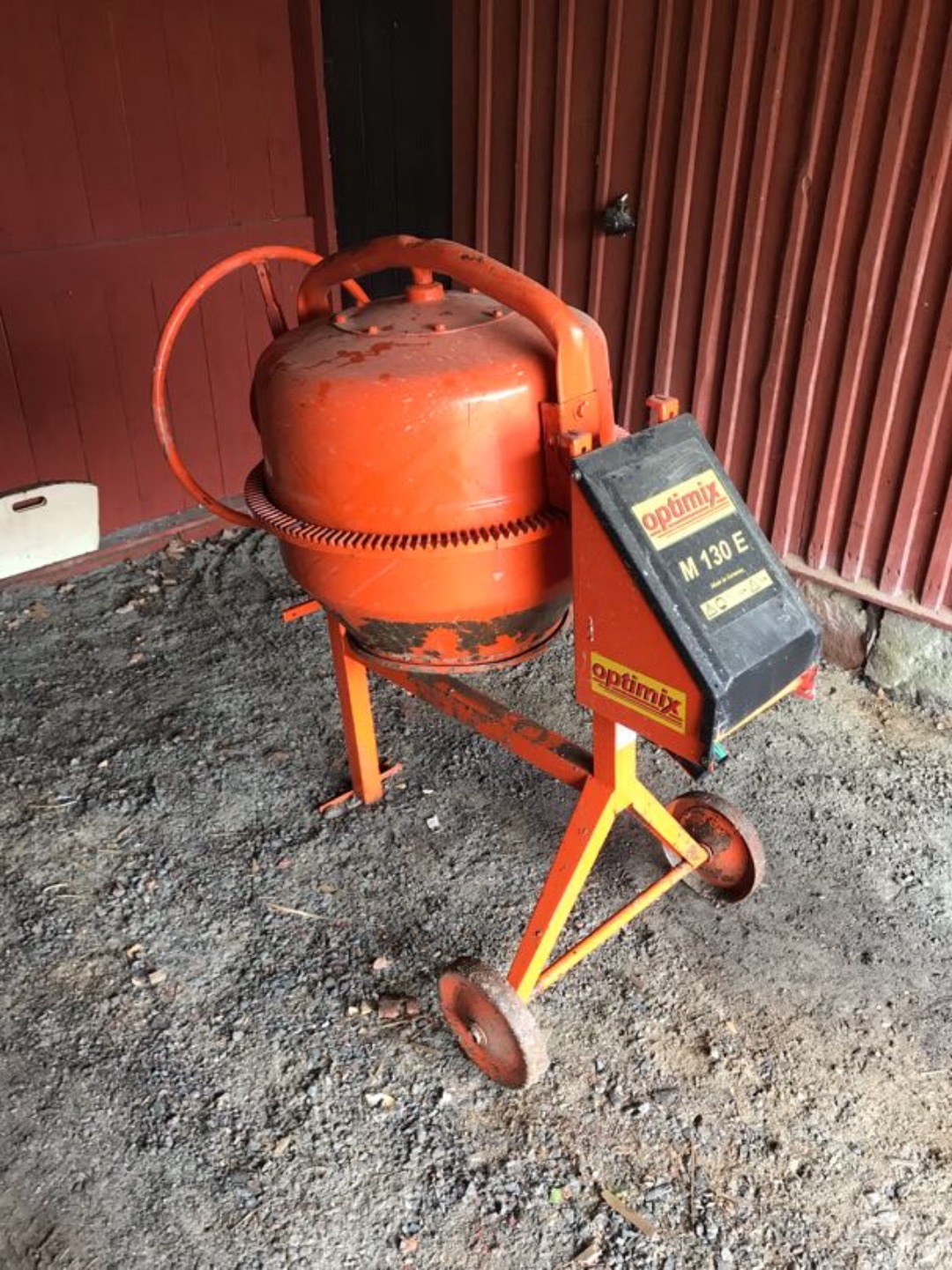 Betongblandare atika optimix m130e