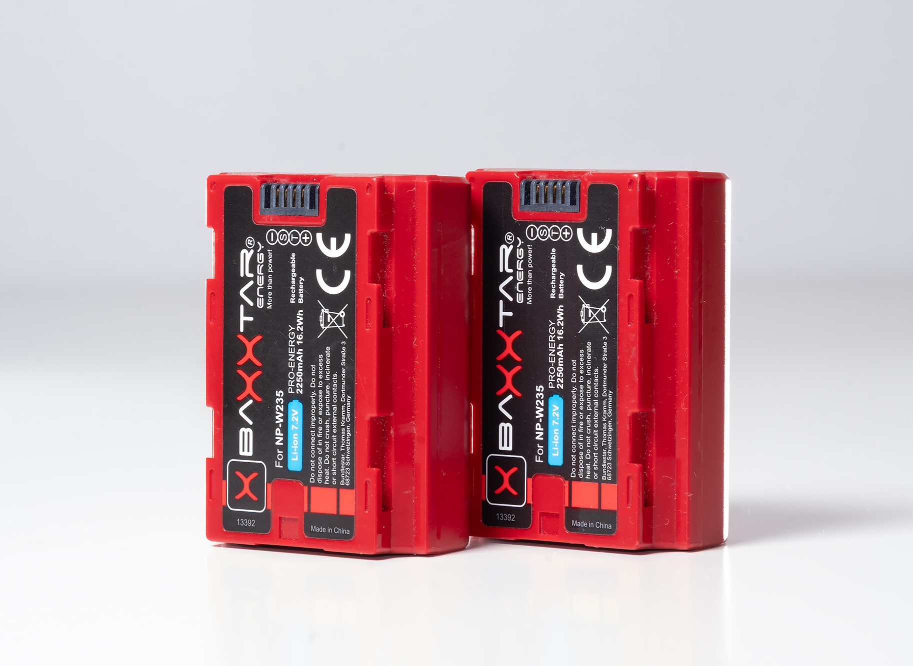 2x batteries for fujifilm