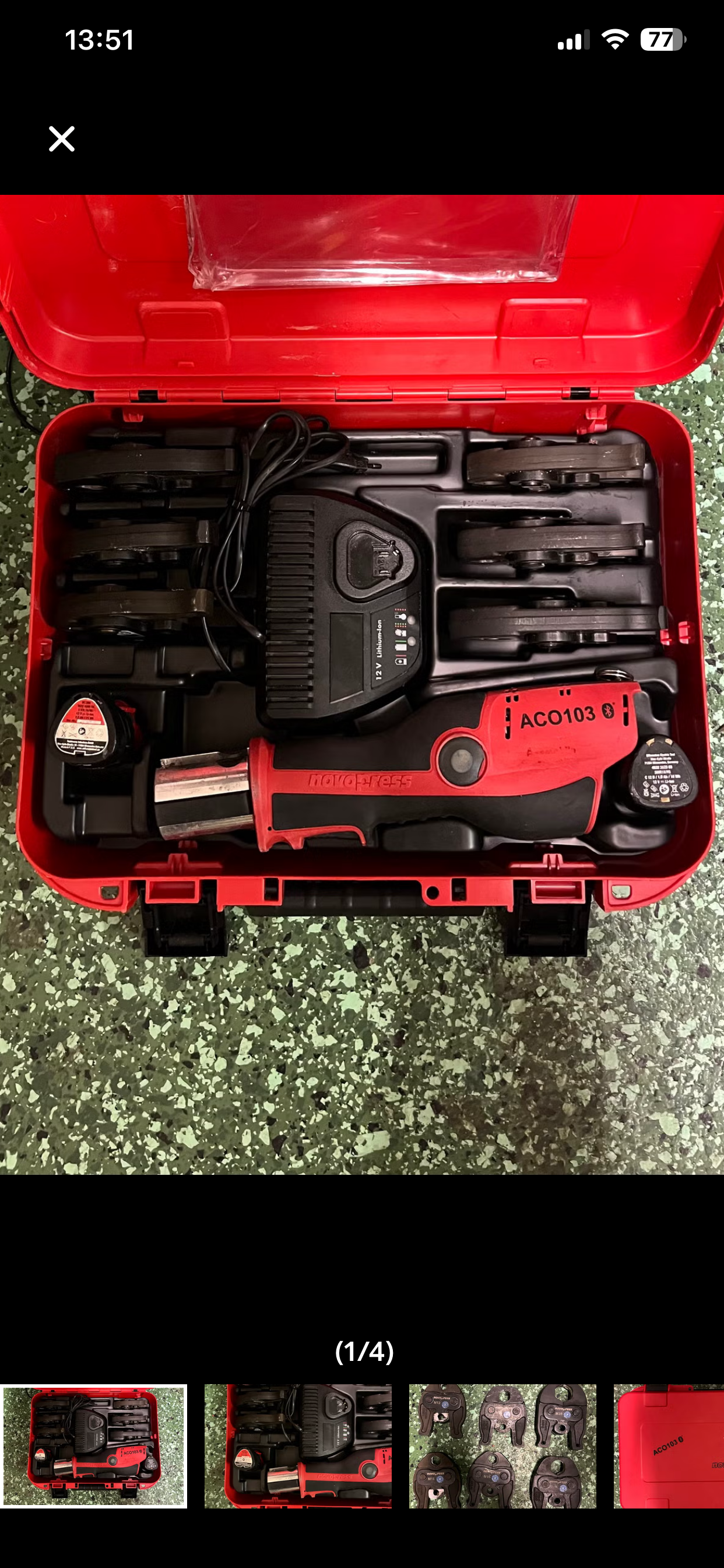 Pressmaskin rörpress