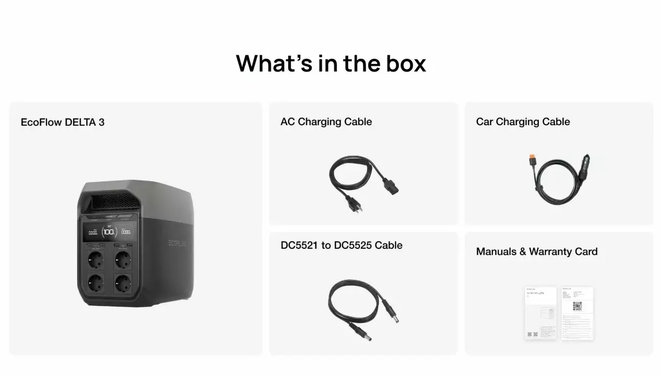 Ecoflow delta 3 portable power station