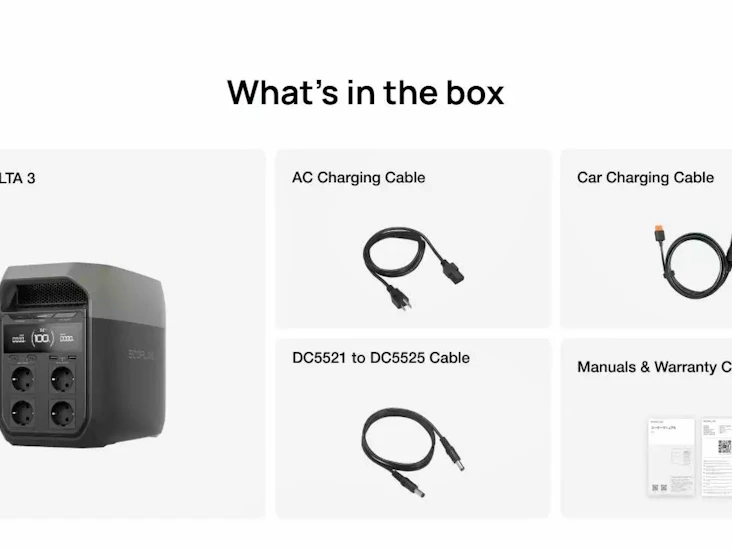 Ecoflow delta 3 portable power station