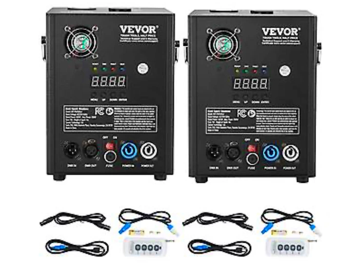 2 x kaldgnist (sparkular) med fjernkontroll