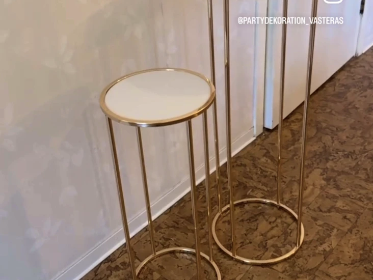 Ståbord 2 piedestaler