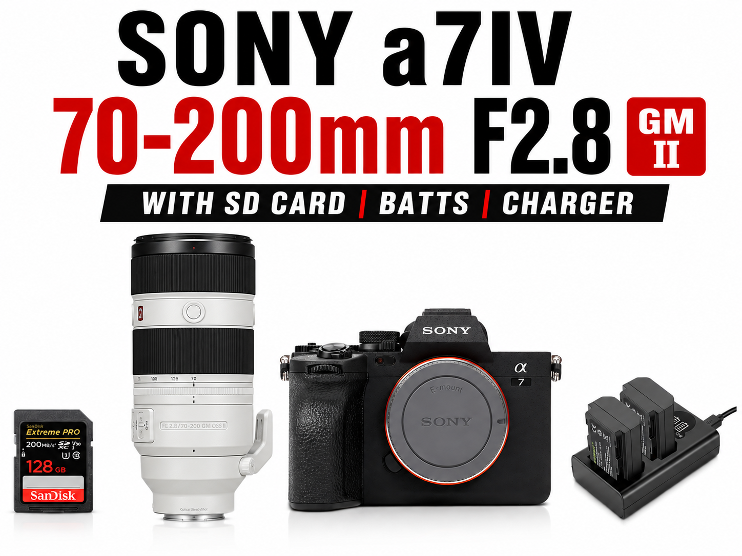 Sony a7iv hybrid - 70-200 f/2.8 gm ii oss sony e-mount