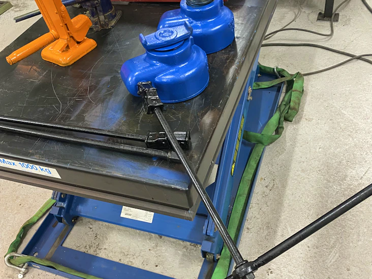 Domkraft ,mekanisk pelardomkraft