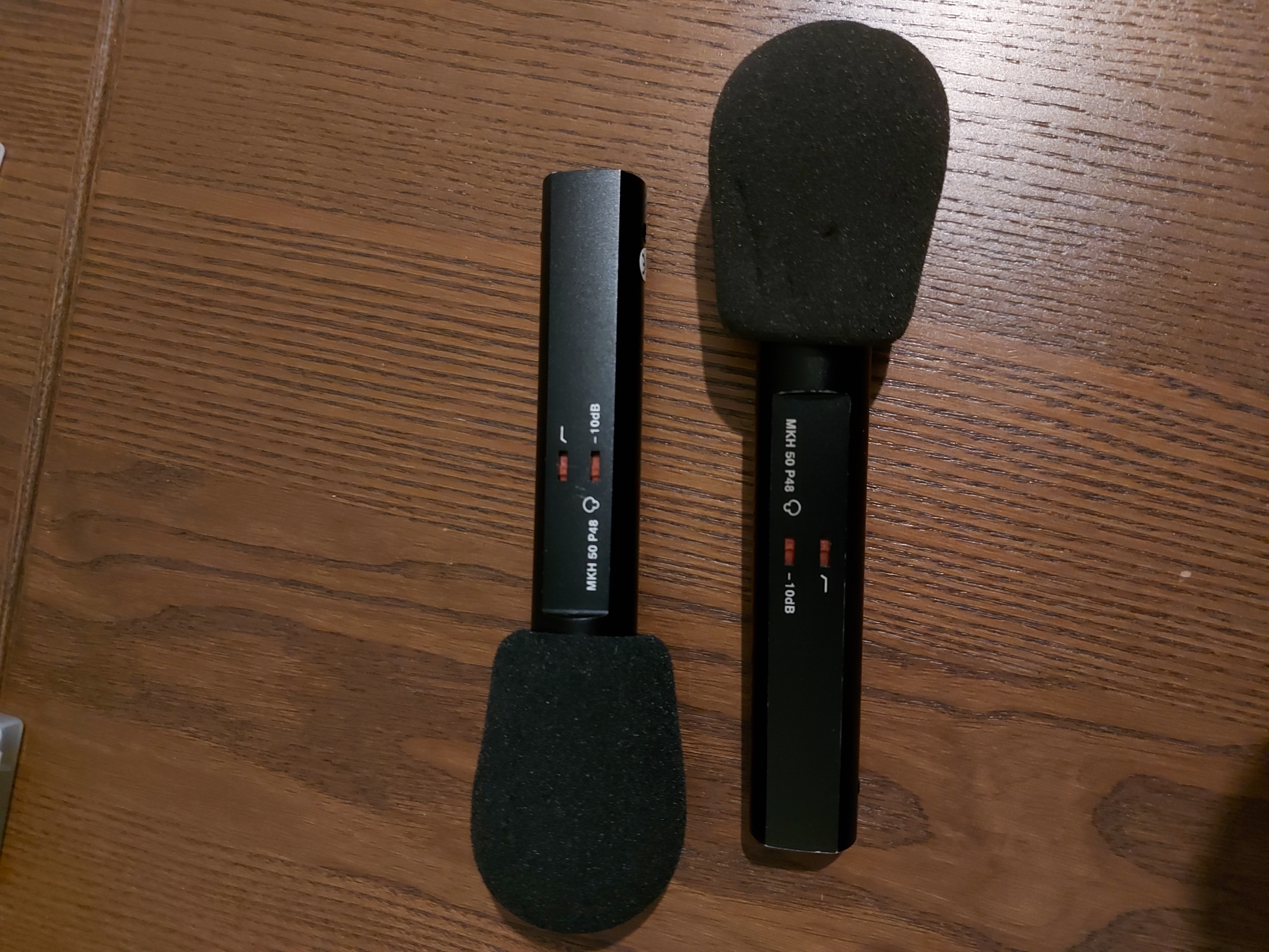 2x mkh50 boom mics