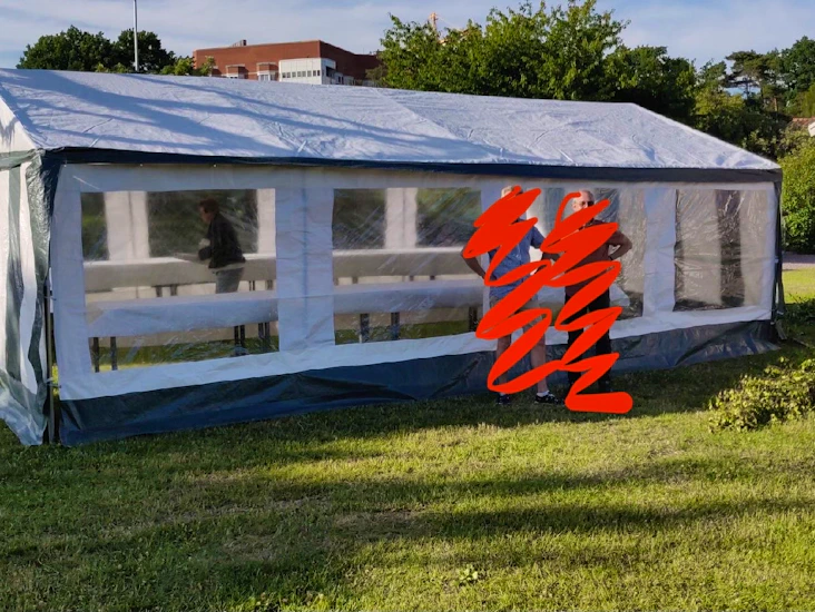 Partytält 8x5