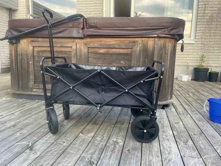 Ihopfällbar skrinda