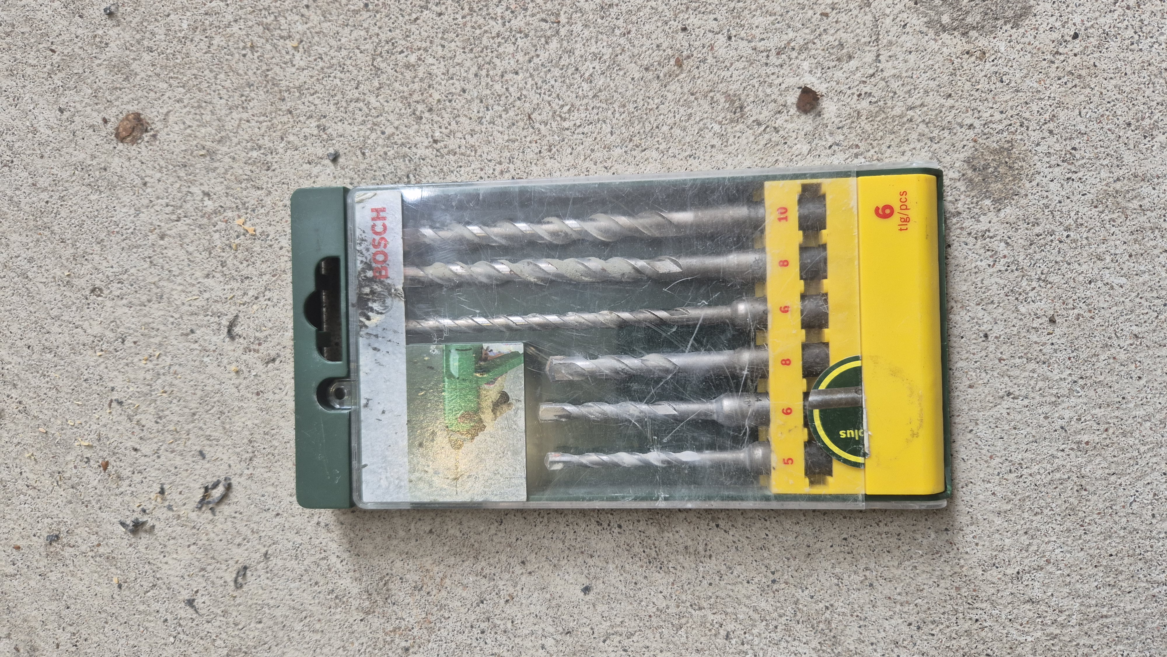 Sds betoniterät 5-10mm (bosch)