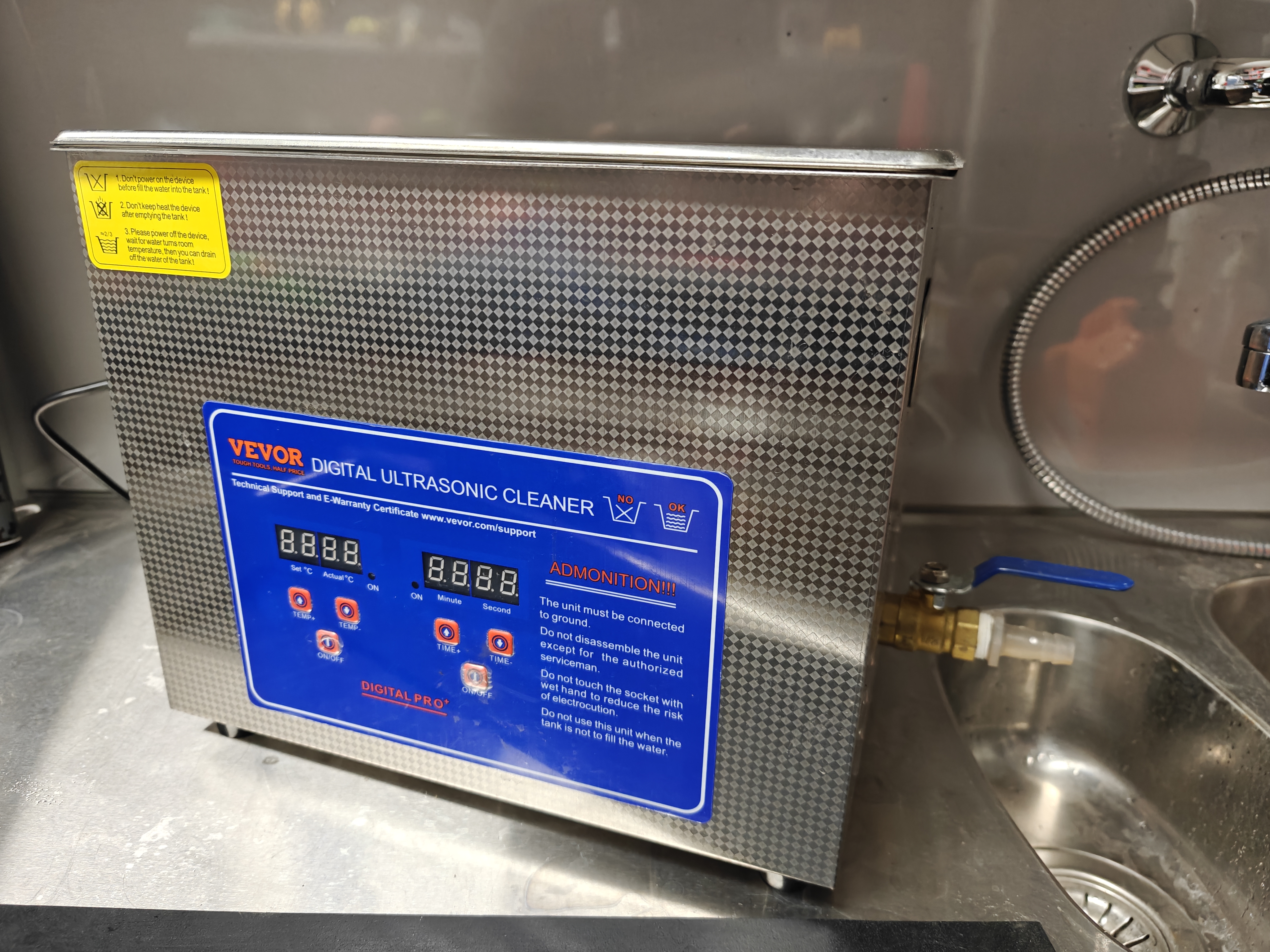 Ultraäänipesuri 10l