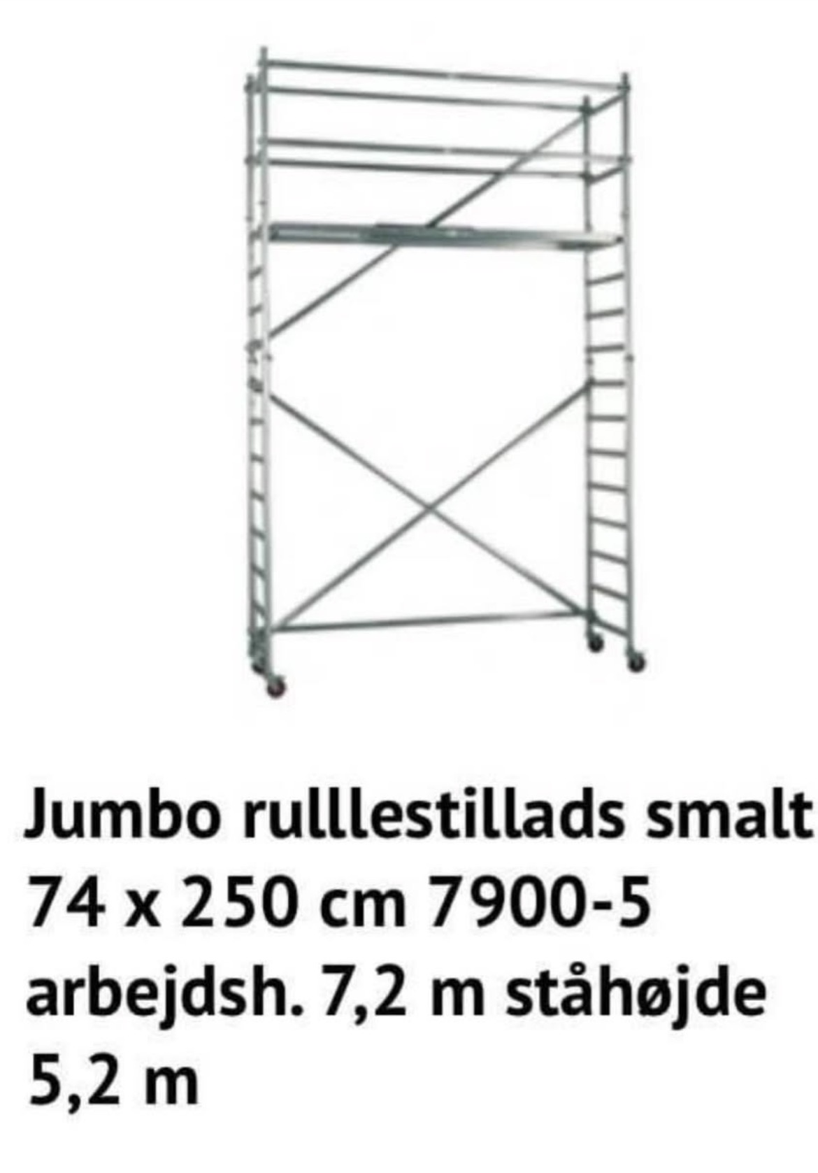 Jumbo rullestillads